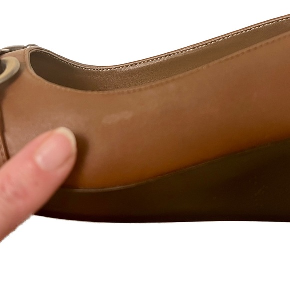 Chic Brown Tan Aerosole Wedges, Size 8.5 - Stylish comfort in every step! 🌟 - Picture 6 of 12